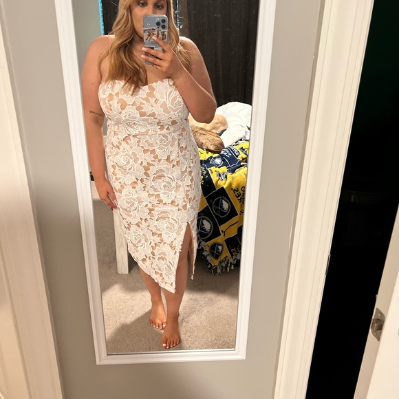 Showpo. Dresses & Skirts - Lace to lace dress in white lace